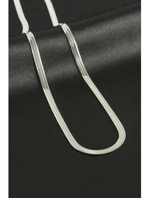 Pileli Store Italyan Zincir Çelik Kolye 45 cm