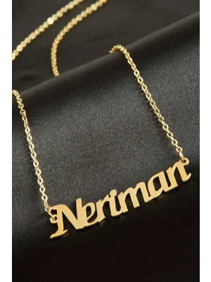Pileli Store Neriman Isimli Kolye (Kişiye Özel)