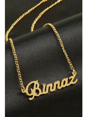 Pileli Store Binnaz Isimli Kolye (Kişiye Özel)