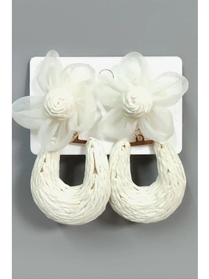 Pileli Store Çiçek Zr Model Küpe