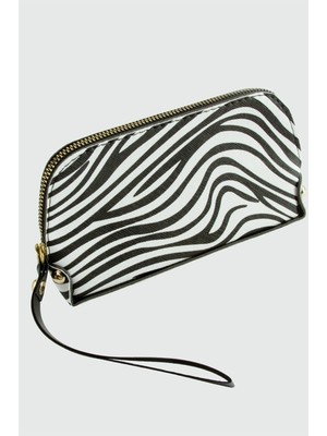 Pileli Store Zepra Dikdörtgen Deri Cüzdan