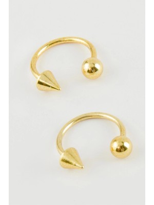 Pileli Store Septum Çelik Piercing 2 Adet