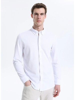 Lee Slim Fit Beyaz Erkek Gömlek L2610157100 Beyaz Gömlek