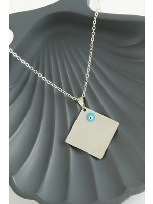 Pileli Store Altıgen Isim Yazılabilir Kolye