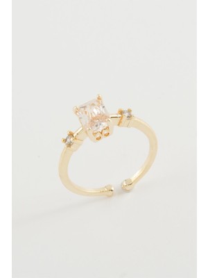 Pileli Store Baget Taşlı Yüzük