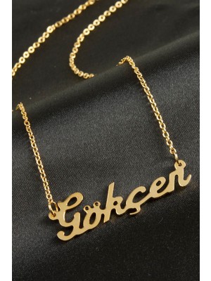 Pileli Store Gökçen Isimli Kolye (Kişiye Özel)