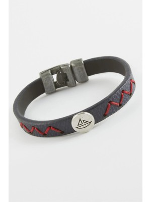 Pileli Store Gemi Kaliteli Suni Deri Bileklik