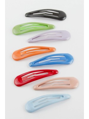 Pileli Store Renkli Çıtçıt Toka 1 Adet