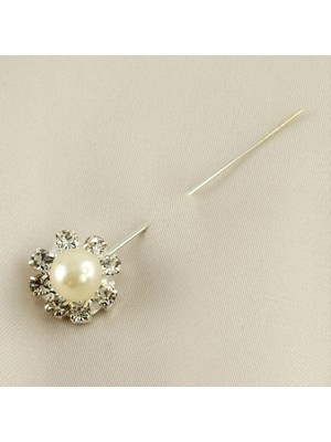 Pileli Store Inci Taşlı Eşarp Iğnesi