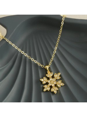 Pileli Store Kartanesi Zirkon Taşlı Trend Kolye