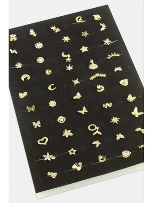 Pileli Store Tragus Zirkon Taşlı  Piercing 1 Adet