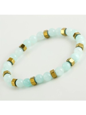 Pileli Store Akik & Hematit Doğaltaş Bileklik