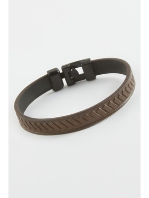 Pileli Store Çubuk Kaliteli Suni Deri Bileklik