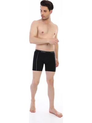 Pileli Store Çift Kaplan 855 Uzun Erkek Boxer