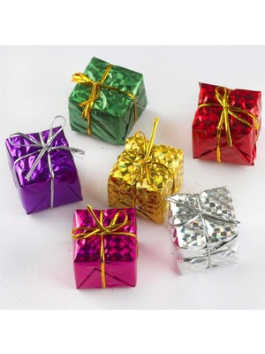 Pileli Store 12'li Hediye Paketi Figürlü Yılbaşı Ağaç Süsü