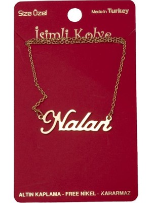 Pileli Store Nalan Isimli Kolye (Kişiye Özel)