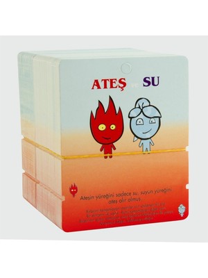 Pileli Store 2'li Ateş ve Su Bileklik Kartı