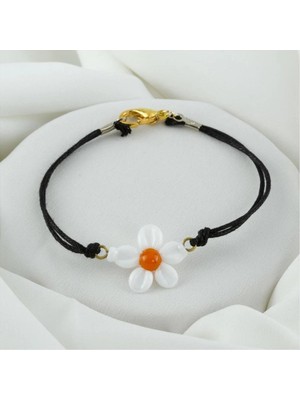 Pileli Store Papatya Cam Bileklik