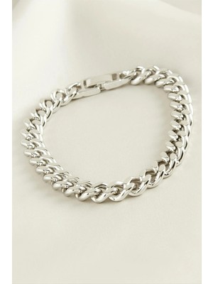 Pileli Store Xuping Düz  Zincir Lüks Çelik Bileklik