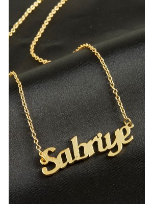 Pileli Store Sabriye Isimli Kolye (Kişiye Özel)