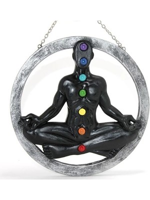 Pileli Store Polyester Duvara Asmalı 7 Chakra Pano