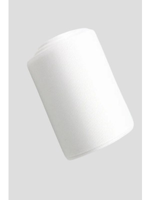 Grogren Kurdele 1 cm 10 Metre Beyaz