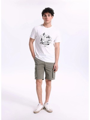 Jeep Normal Bel Haki Erkek Kargo Şort J6SM-SHT7208