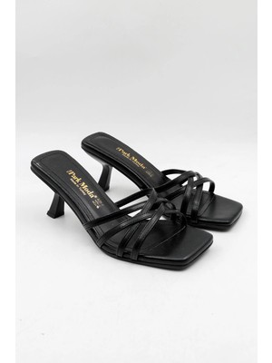 Park Moda Kadın Topuklu Terlik Pm 55 - K23410
