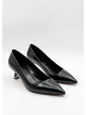 Park Moda Kadın Kısa Topuklu Rustik Klasik Ayakkabı Pm 559 - K21