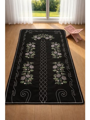 Hig Store Fransız Güpürlü Etamin Işlemeli Gelin Damat Bohçası Çeyizlik Hediyelik Seccade (Asorti Nakış Renk)