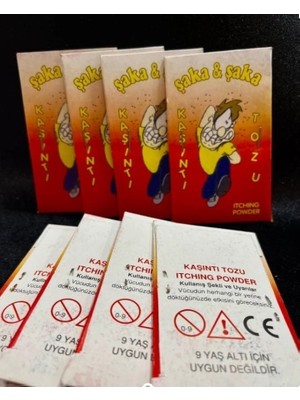 Çerçici 5 Adet Kaşıntı Tozu Şaka Kaşıntı Tozu Eğlence Şaka Amaçlı Toz