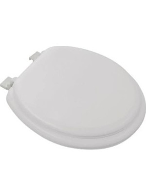 Pileli Store Yumuşak Puf Süngerli Ergonomik Rahat Beyaz Renk Klozet Kapağı