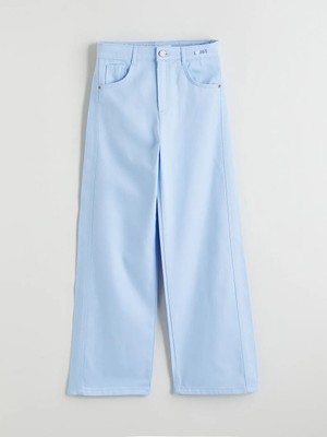 LC Waikiki Lila Wideleg Kız Çocuk Pantolon