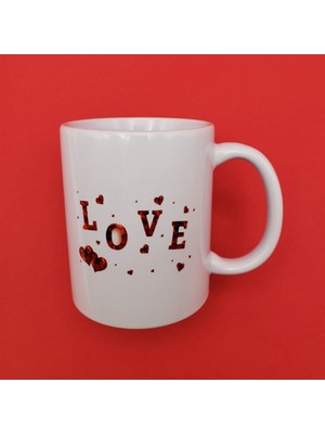 Pileli Store Love Tasarım Kupa Bardak