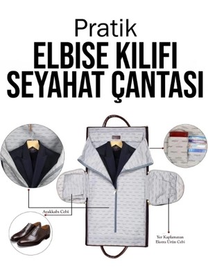 Pileli Store Pratik Elbise Kılıfı Seyahat Çantası