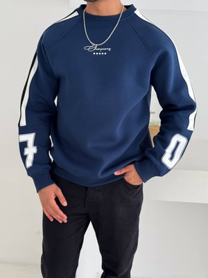 Champıons 5 Yıldız 7 Numara Sweatshırt - Oversıze Şardonlu Sweat
