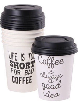 2 Adet Propack To Go Bardak ve Kapak Seti 6'lı 350 ml