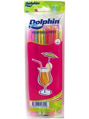 4 Adet Dolphin Fosforlu Pipet 50'li (J-Hook)