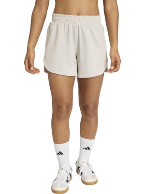AKD0077 Adidas Waffle Pacer Kadın Şort ve Kapri Bej
