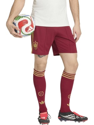 AJN4399 Adidas  Ispanya 26 Deplasman Erkek Şort ve Kapri Bordo