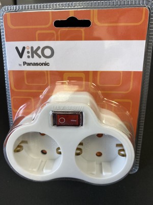 Panasonic Viko İkili Topraklı ve Anahtarlı Fiş/priz