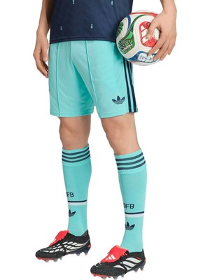 AJN2075 Adidas Dfb Almanya 26 Deplasman Erkek Şort ve Kapri A&amp;ccedil;ık Mavi