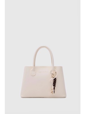 Shule Bags Ivy Kombine City El ve Çapraz Çanta Krem