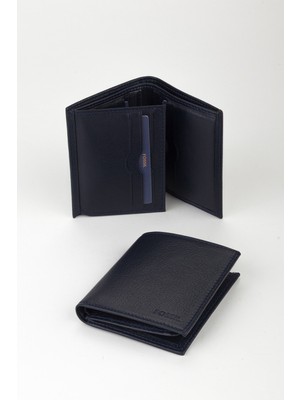 Fossil Kutulu Hakiki Deri Küçük Boy Dikey Yapraklı El Portföyü Cüzdan