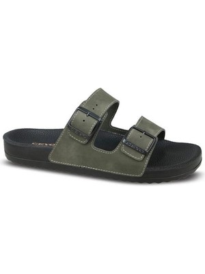 Ceyo Bahama-10 Haki Anatomik Unisex Terlik
