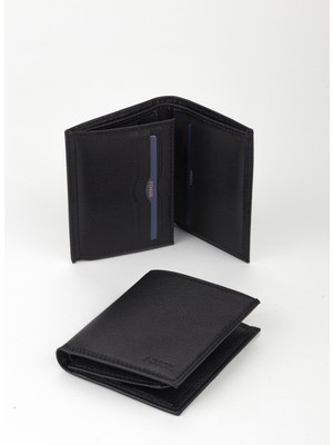 Fossil Kutulu Hakiki Deri Küçük Boy Dikey Yapraklı El Portföyü Cüzdan