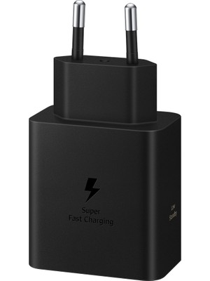 Samsung 60W Süper Hızlı Type-C Şarj Adaptörü - Siyah
