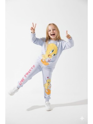 Wikiboom Kız Çocuk Alt Üst Baskılı Çocuk Eşofman Takımı –570610