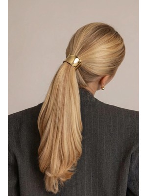 Katia & Bony Gold Metal Detaylı Lastik Bağlamalı Toka
