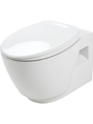 Isvea - Soluzione Asma Klozet Beyaz Standard Kapak Dahil - 10SZ02001SVTK